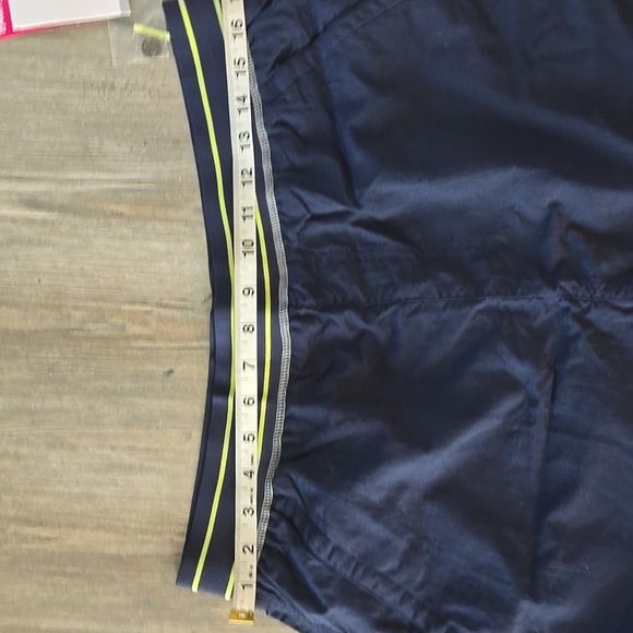 Zumba Navy Blue Shorts with Yellow Accents - Picture 3 of 4